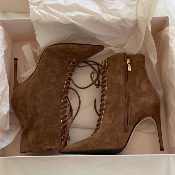 Sergio Rossi size 37 Scarpe Donna Bootie RRP $995 - Picture 2 of 10